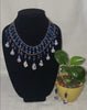 Clay Necklace with Earrings (Blue)