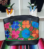 Vinyl Leather Bag (Green Garden) - Large